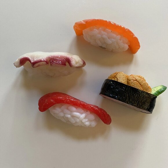 Realistic Faux Sushi Fridge Magnets - Picture 2 of 3